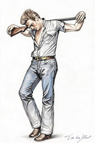 Kunstdruck james dean - james,