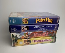 VHS Videokassetten Konvolut Walt Disney Kinderfilme Dschungelbuch Peter Pan Usw