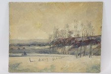 Winterlandschaft Ölgemälde signiert Simon HOHENEGGER Dachau (1898-1990) (BK6911)