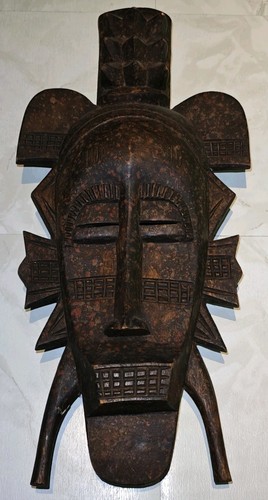 Xxl afrika wandmaske holz - afrika,