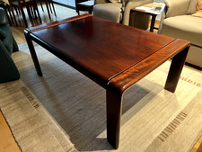 Couchtisch aus Holz, mahagonifarbig, L 100, B 75, H 50