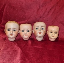 4 x Alte Antike Puppen