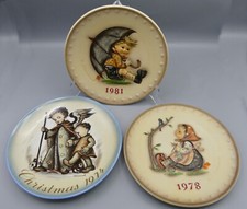 3x GOEBEL HUMMEL WANDTELLER