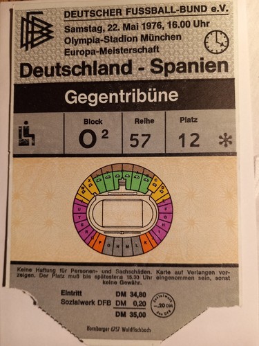 Ticket eintrittskarte fußball - eintrittskarte,