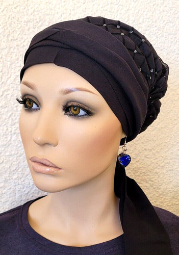 Mütze chemo turban damen - turban,