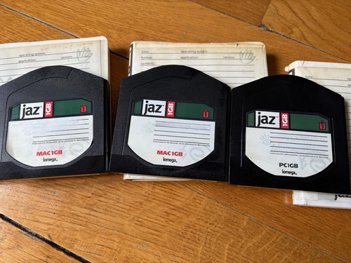 Menge iomega jaz 1gb - 3x, discs