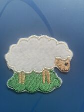Schaf-Aufnäher zum aufbügeln Bügelbild Patch Applikation 5,5x 7 cm