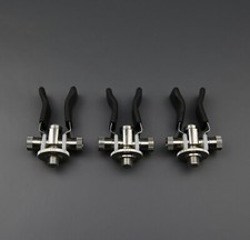 3x Edelstahl Butt Rest Butt Grip Flexi Rod Rest Rutenauflage Karpfenangeln Solar