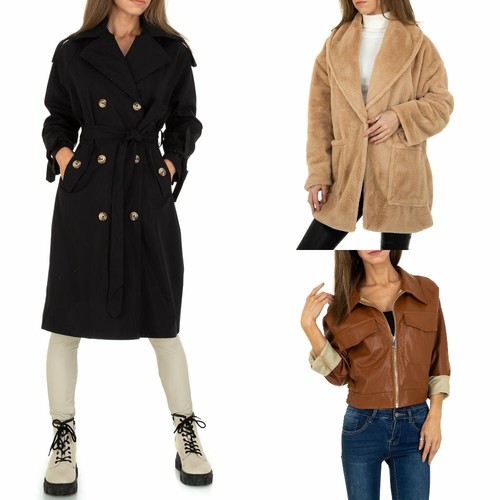 Damen leichte lederoptik jacke - damen,