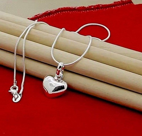 Herz anhänger mit kette - herz,