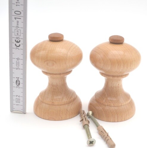 Raffhalter holz naturfarben - raffhalter,