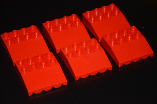 Lego duplo 6 x dachstein - duplo,