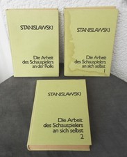 Stanislawski – Die Arbeit des Schauspielers and der Rolle ( an sich selbst  3 Bd