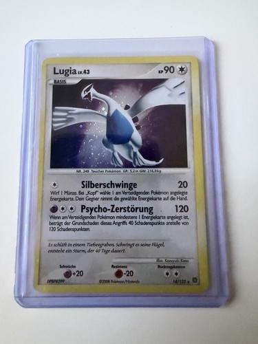 Pokémon karte lugia 43 - pokémon,