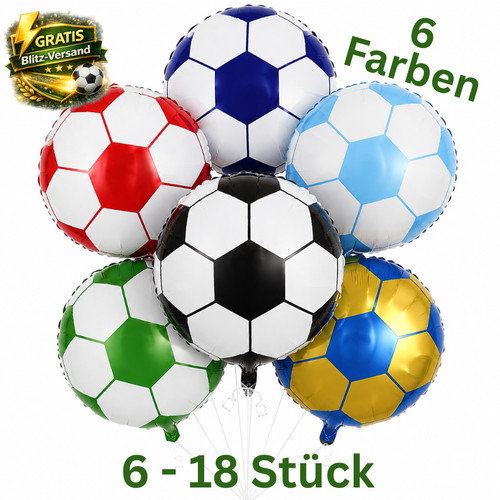 Fußball folienballon - fußball,