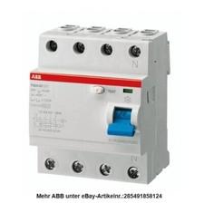ABB Fi Schalter 40A 30mA 4pol