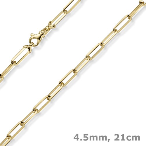 5mm armband paper clip - 4,5mm, kette