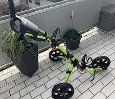 Clickgear 3-Rad-Trolley, grün, mit Schirmhalter