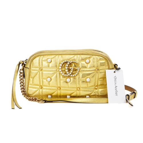 Gucci marmont pearl handtasche - pearl,