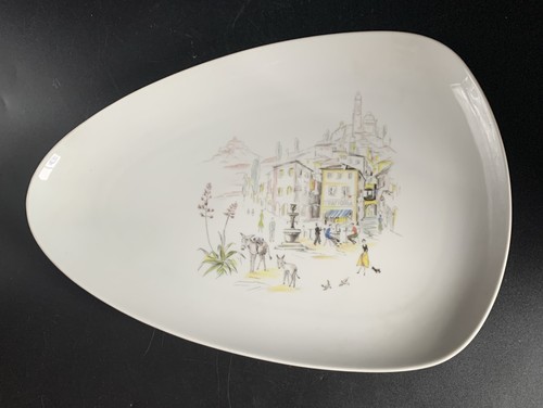 Vintage porzellan teller - vintage,