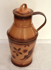 Großer alter Emaille-Krug m