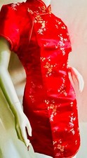 Asiakleid rote Qipao