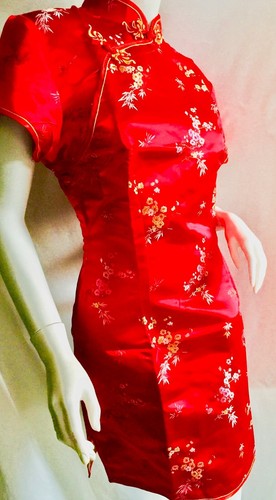 Asiakleid rote qipao - asiakleid,