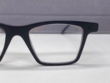 Theo Brille Herren Damen Schwarz Matt Eckig Rechteckig Peruma