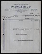 Billhead Rechnung CONCARNEAU