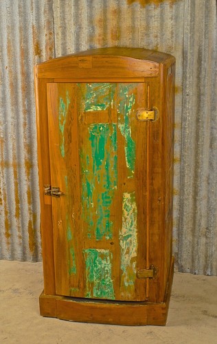 Barschrank aus bootsholz - aus,