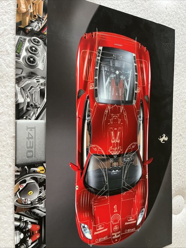 Ferrari 430 verkaufsplakat - ferrari,