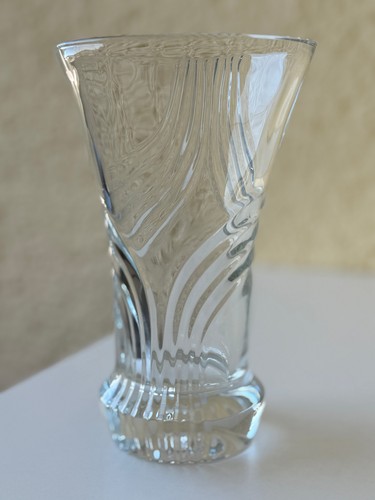Vintage kristall vase glasvase - vase,