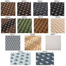 Polyrattan Reststücke BRAUN