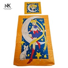 Vintage Sailor Moon Bettwäsche 1998 Toei Animation - Kissen und Deckenbezug - 80