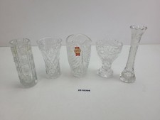 5x Vase Glas Anna Hütte