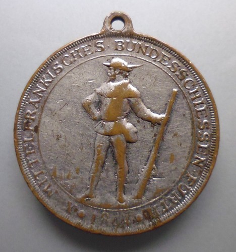 Medaille mittelfränkisches - -,