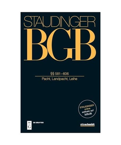 Staudinger bgb 581 - staudinger,