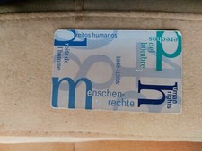 Telefonkarte  50 Jahre Menschenrechte 1948-1998, Deutsche Telekom, 12 DM