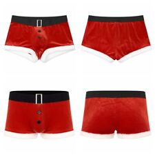 Herren Unterwäsche Sexy Kostüm Weich Nachtwäsche Elastisch Boxershorts Samt