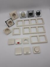 Berker Modul 2 Creme Weiß Rahmen Wippe Steckdose Abdeckung Schalter Taster