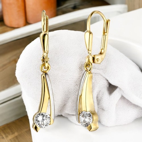 Ohrhänger 333 gold - gold, gelbgold