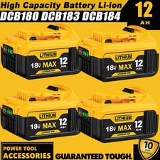 4X 12.0Ah 18 Volt für DeWalt
