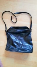 Damen Handtaschen schwarz Beutel Reissverschluss