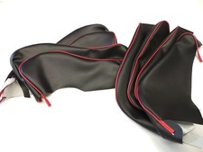 Sitzbezüge für BMW E30 Sportsitze Bezüge Ledersitze Sitzwange Seitenwange rot