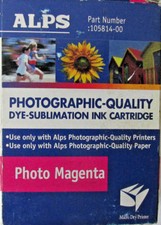 original Alps 105814-00 MD Printer tinte PHOTO MAGENTA DYE SUB neu D