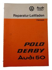 Reparaturleitfaden VW Polo 1 Typ 86 Derby Audi 50 Fahrwerk Lenkung Bremsen 