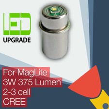 MagLite LED Umbau Upgrade Birne 375LM 2D 2C 3D 3C Zelle Taschenlampe Taschenlampe