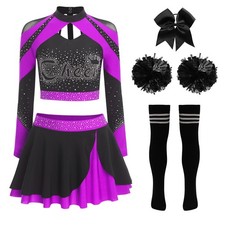 DE Damen Cheer Leader Kostüm