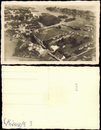Postcard ziegenort trzebież - ziegenort,