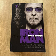 Tony Iommi Book Iron Man My